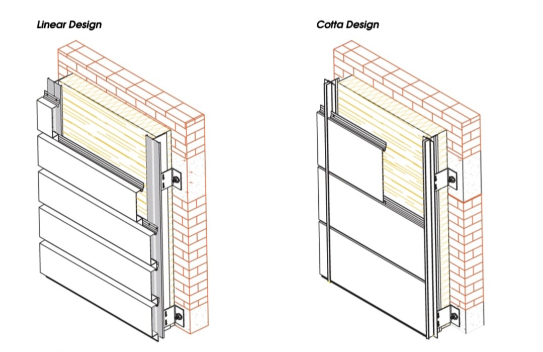 Cotta linear oblaganje fasada aluminijumska katalog Proal